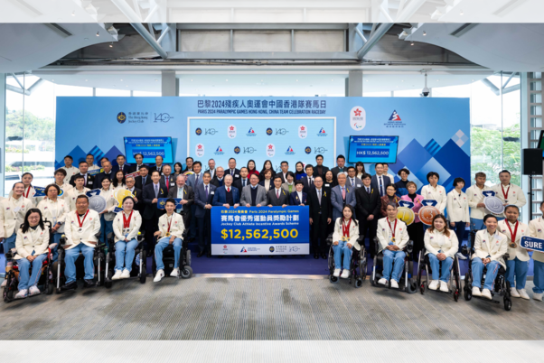 Jockey Club Athlete Incentive Awards Scheme Grants  Over HK$12.5 Million to Paris 2024 Paralympic Games Outstanding Athletes