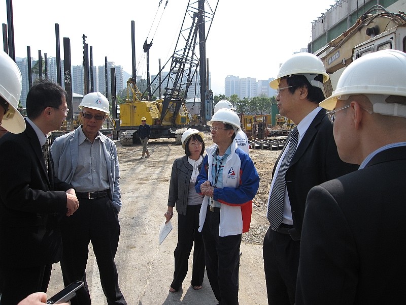 Foundation works for the new Multi-sports Hall