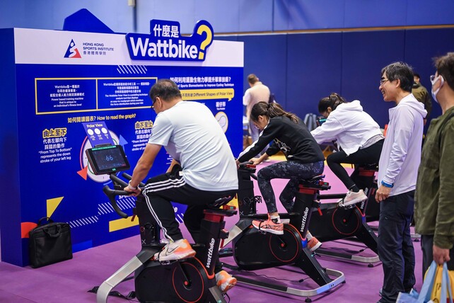 Featuring a new “HKSI and Sports Science & Technology Zone” that helped visitors learn more about the HKSI through fun interactive games about sports nutrition and biomechanics.