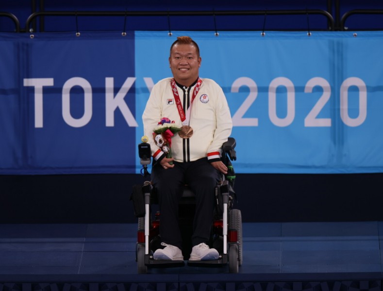 Tokyo Paralympic boccia mixed BC4 individual event&nbsp;bronze