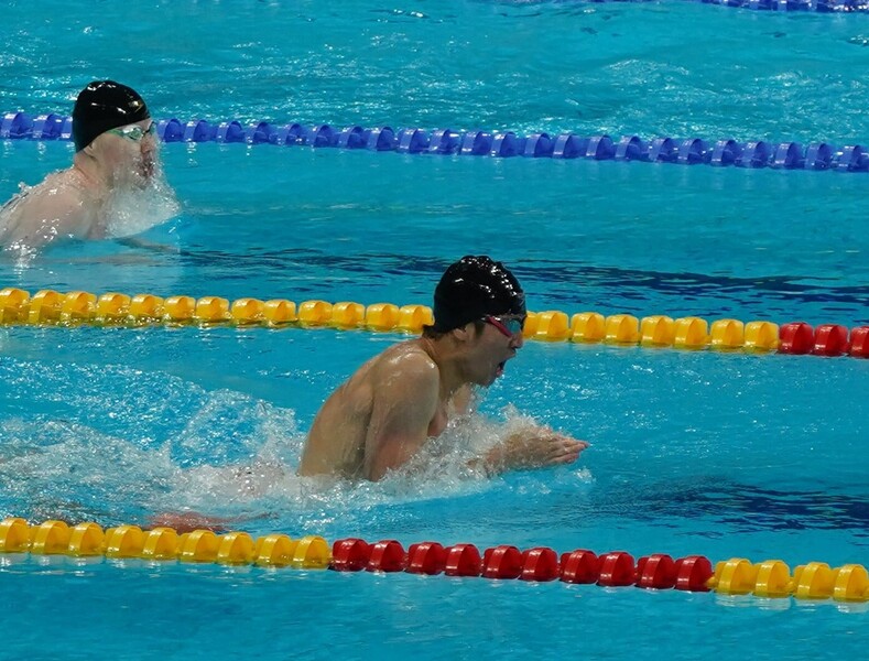 Front: Lip Kin-kwan&nbsp;(photo:&nbsp;Hong Kong Paralympic Committee