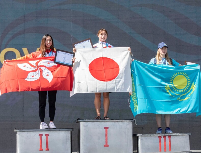 Nip-Tsz Yin (left) (photo: Asia Swimming Federation)