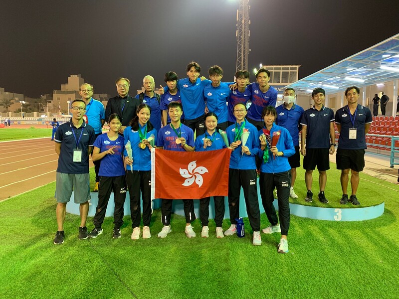 Hong Kong athletics team&nbsp;(photo: Hong Kong Association of