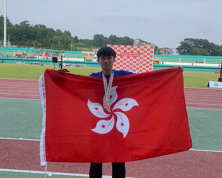 廖曉朗（圖片來源：香港田徑總會）