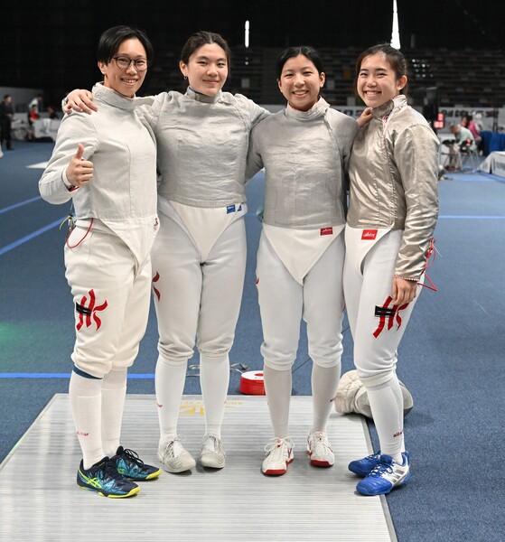 From left:&nbsp;Au Sin-ying, Summer Fay Sit, Leung Lok-man and Chu