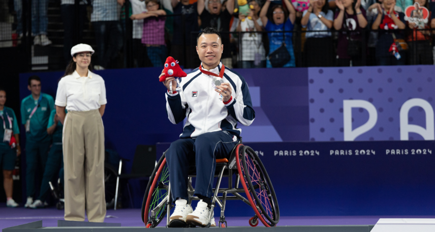 Badminton player Chan Ho-yuen (Photo:China Hong Kong Paralympic