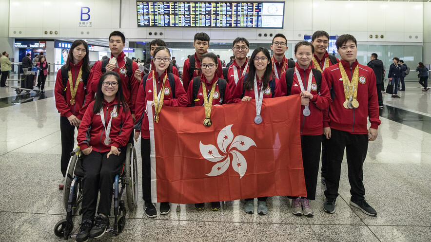 香港運動員於2017