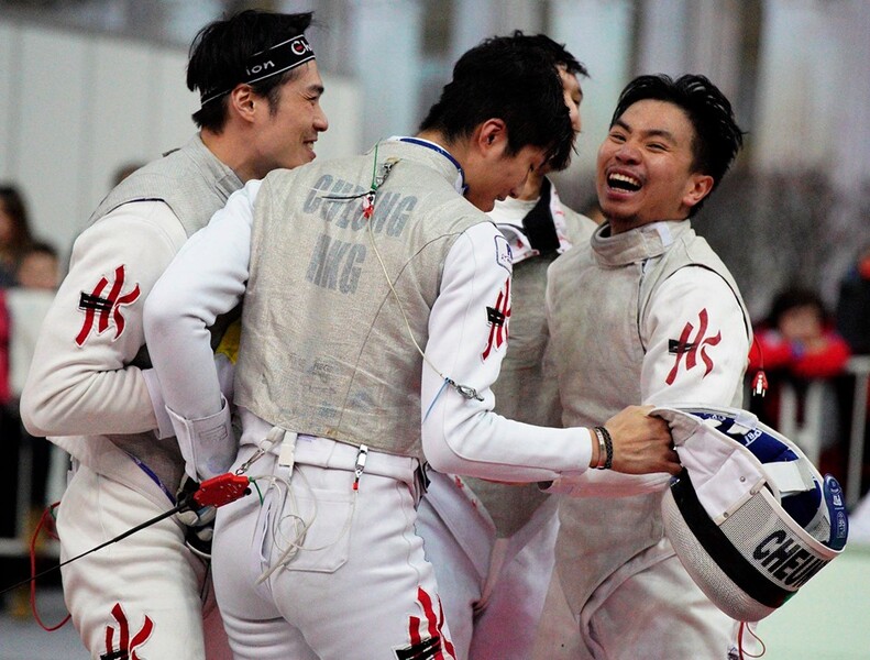 男子花劍隊&nbsp;(圖片來源：International Fencing