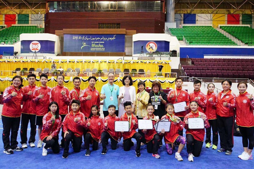 Hong Kong junior wushu team