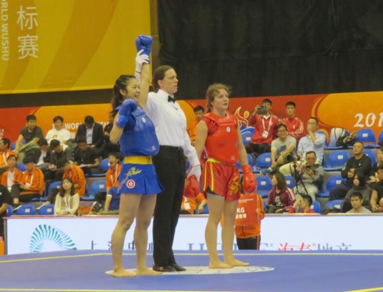 First left: Tsang Hoi-lan&nbsp;(photo: Hong Kong Wushu Union)