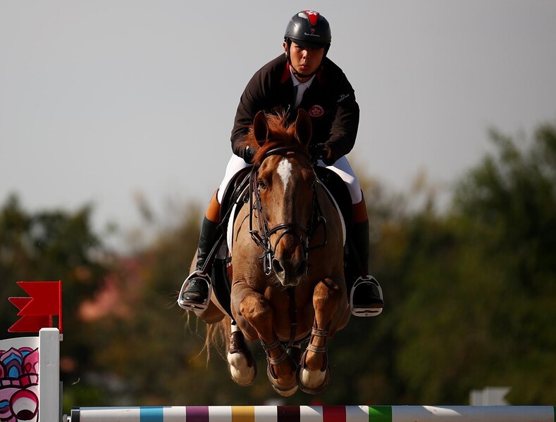 Cheng Man-kit (photo: FEI Asian Championships Pattaya 2019 facebook page)